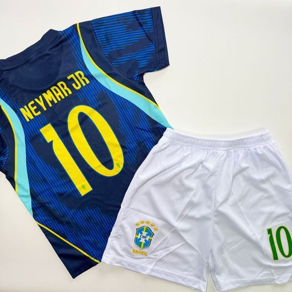 Дитяча підліткова футбольна форма Neymar Jr Brazil team, тренувальний сезон 24/25, розміри 116,128,140,152,164 140 3008425872 фото