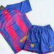 Дитяча футбольна форма FC Barcelona (футболка та шорти), синьо-гранатова, розміри 116, 128, 140, 152, 164 164 3121501048 фото 2
