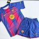 Дитяча футбольна форма FC Barcelona (футболка та шорти), синьо-гранатова, розміри 116, 128, 140, 152, 164 164 3121501048 фото 1