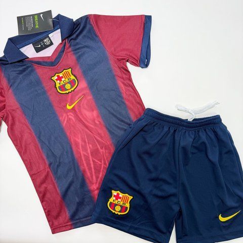 Дитяча підліткова футбольна форма FC Barcelona x Travis Scott Home Retro Skeleton Jersey 152 3008336614 фото