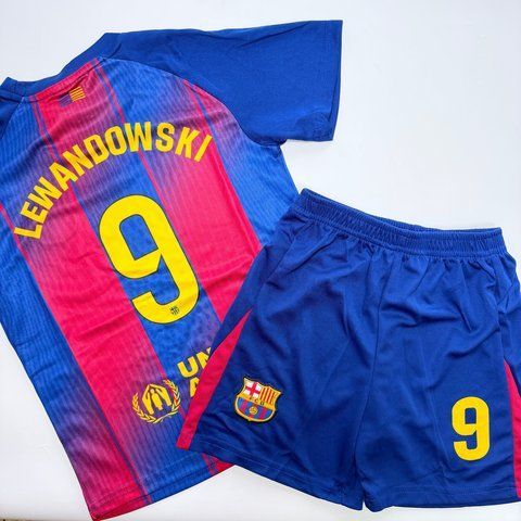 Дитяча підліткова футбольна форма Lewandowski FC Barcelona, розміри 116,128,140,152,164 164 3008463220 фото