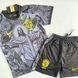 Дитяча футбольна форма Brazil National Football Team з принтом статуї International-мистельника Ріо, чорна 164 2642703194 фото 1