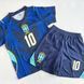 Дитяча та підліткова футбольна форма збірної Бразилії &mdash; NEYMAR JR #10 (Гостьова 2026/2027) розміри 116,128,140,152,164,176 3087289168 фото 2