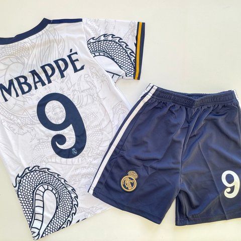 Дитяча підліткова футбольна форма Mbappe FC Real Madrid 116,128,140,152,164,176 розмір 164 2749920603 фото
