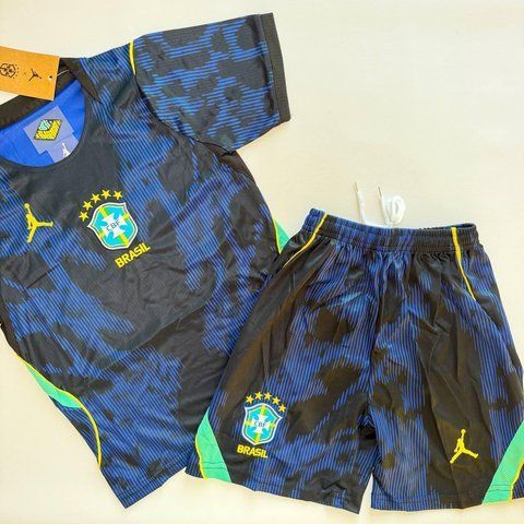 Дитяча футбольна форма Brazil, розміри 116, 128, 140, 152, 164 152 3186265668 фото