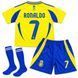 Дитячий футбольний набір комплект 2в1 forma та гетри Al-Nassr Ronaldo 7 сезон 26/27 (футболка шорти гетри) 176 3234647613 фото 1
